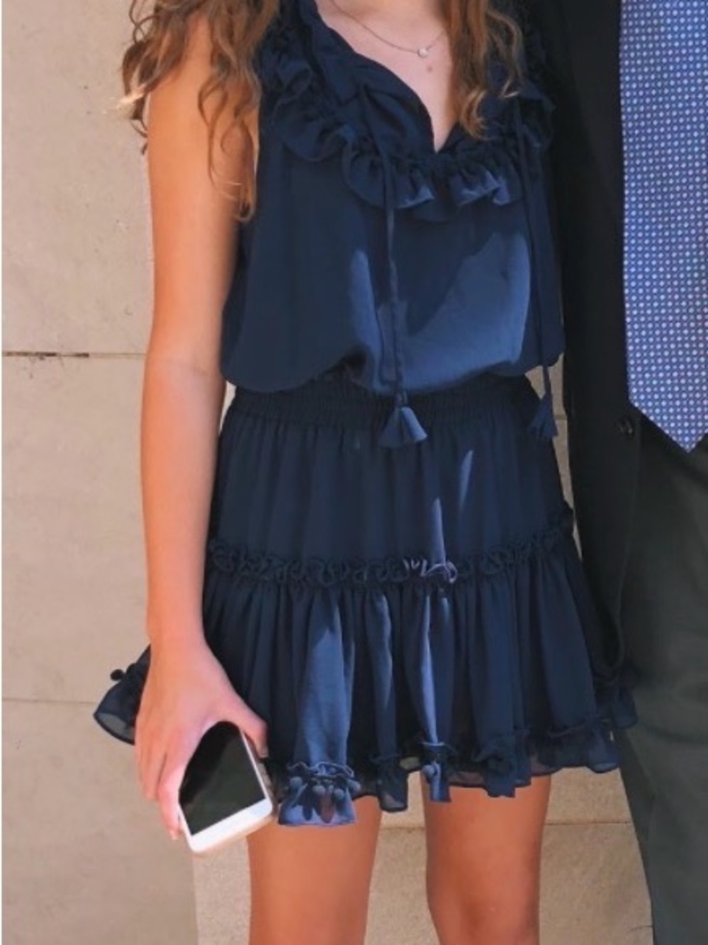 Misa Navy Aryana Dress